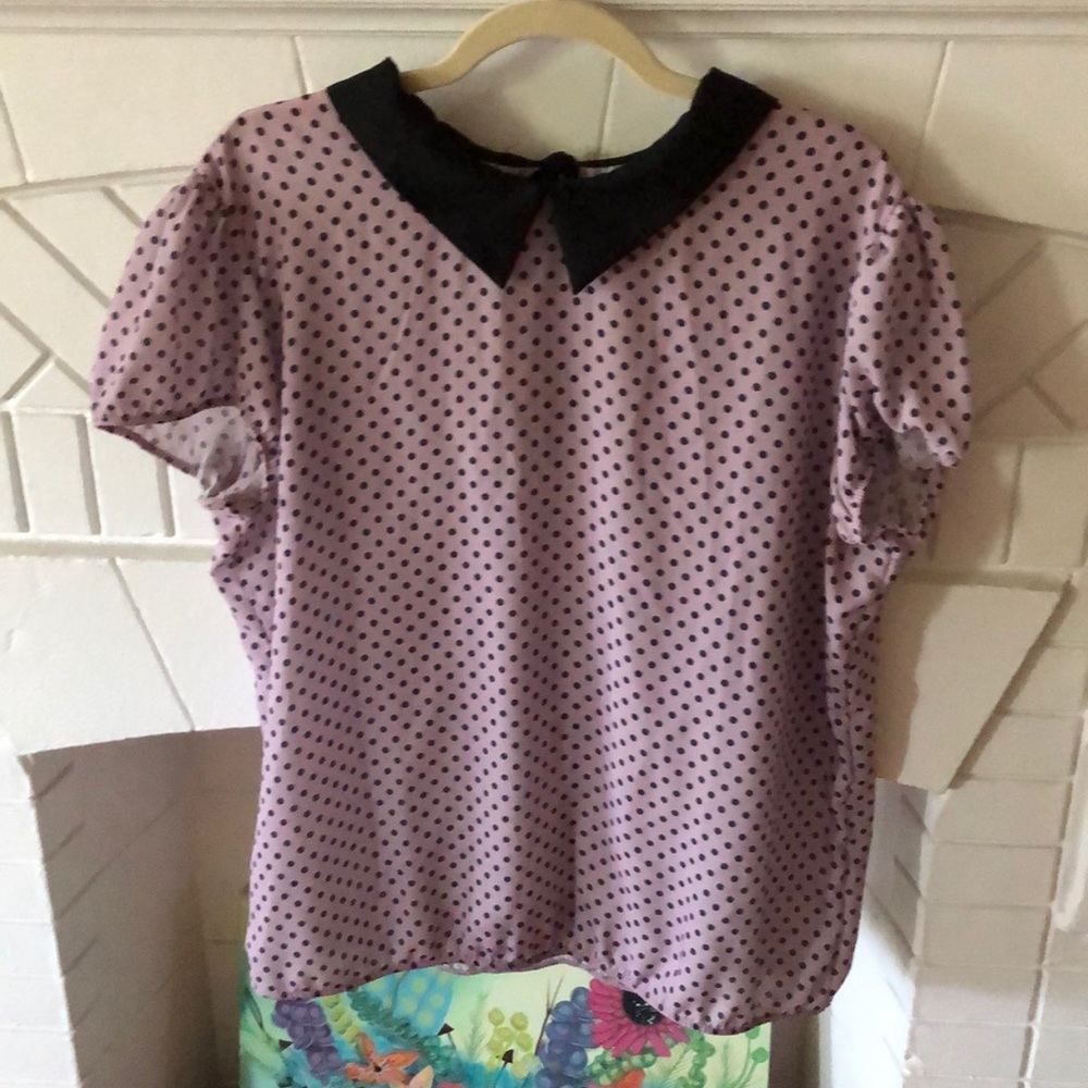 Black and purple New York and Company top